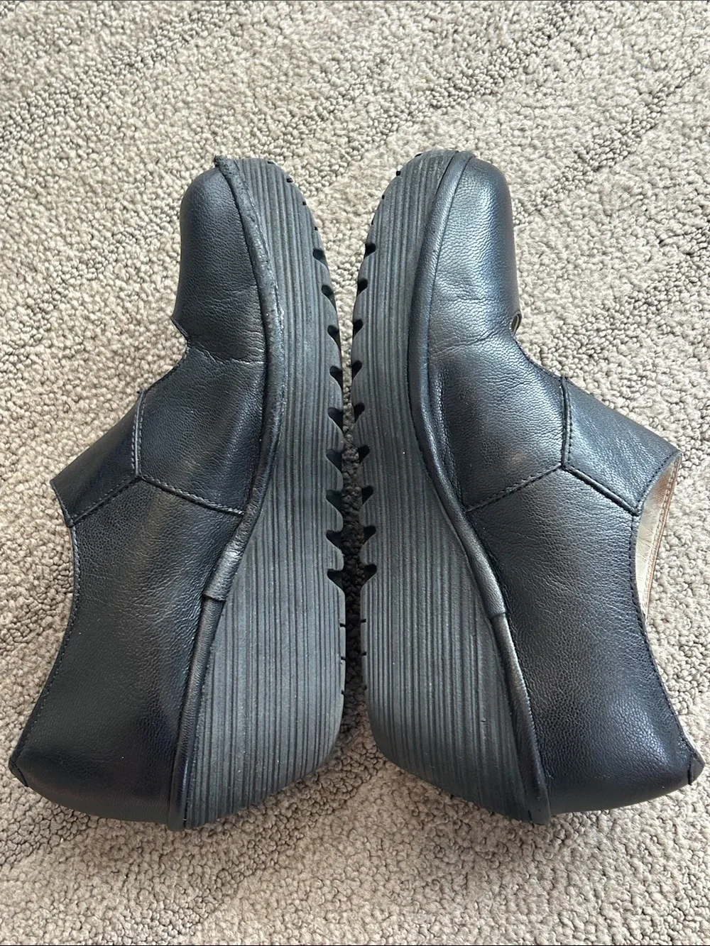 Fly London Yasi Mary Jane Wedge Size 39 Black